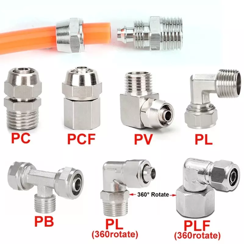 Accesorios neumáticos Quick Wring Connect Compresor de aire Manguera Conector rápido Fabricante de juntas