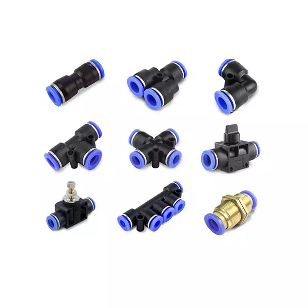 Proveedor de accesorios neumáticos de presión para conectar Fabricante de accesorios de aire de presión de la serie plástica