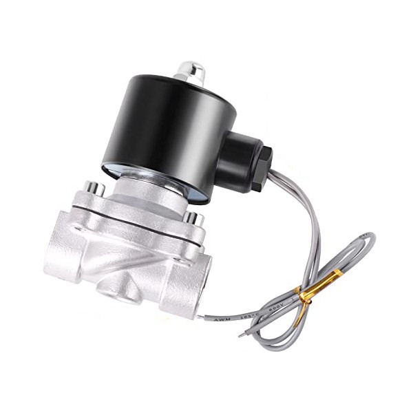 Válvula solenoide de agua Serie 2S Válvula solenoide eléctrica normalmente cerrada de acero inoxidable