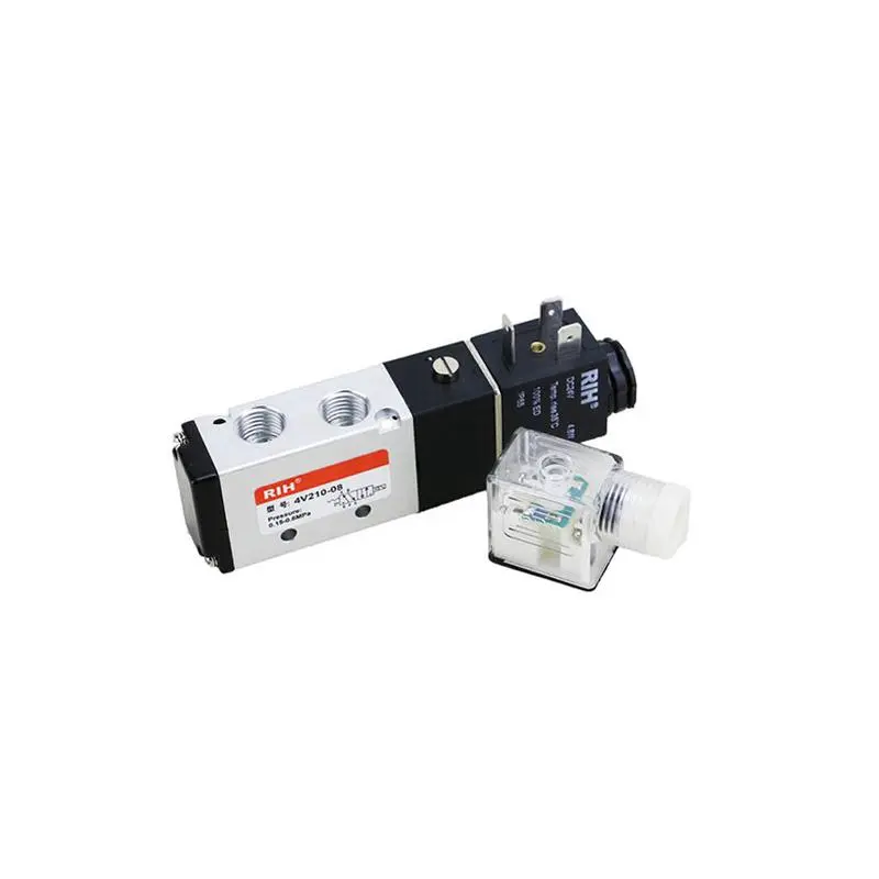 Válvulas solenoides neumáticas Fabricantes de válvulas neumáticas serie 4V 4V210-08
