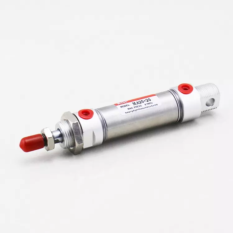 Proveedores de precios de cilindros neumáticos Mini cilindros de aire de acero inoxidable serie MA Fabricantes